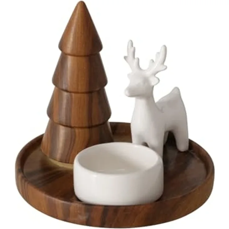 Dekoria Teelichthallter Everwood 12 cm