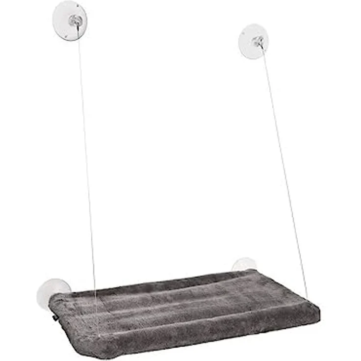 Flamingo Katzen-Hängematte Fensterhängematte Chill grau – Bild 2