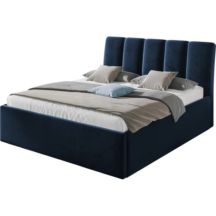 Bett Krite , Blau, 140x200 cm