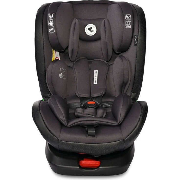 Lorelli i-Size Kindersitz Nebula (40-150cm) Isofix, 360° drehbar, verstellbar schwarz – Bild 2