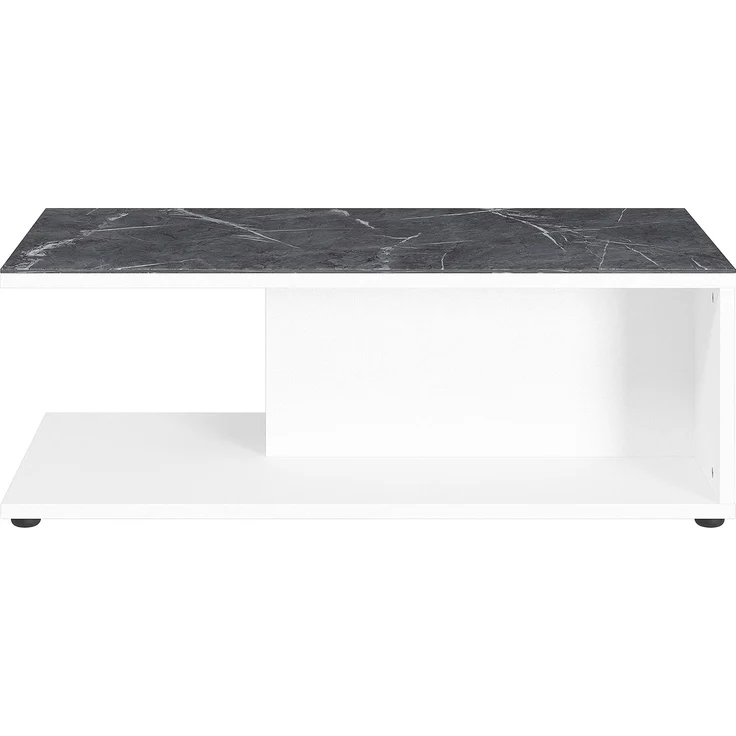 Rechteckig Couchtisch/Beistelltisch Kastoria, in Kaschmir/Nussbaum-Nachbildung, 109 x 39 x 59 cm (BxHxT) – Bild 4