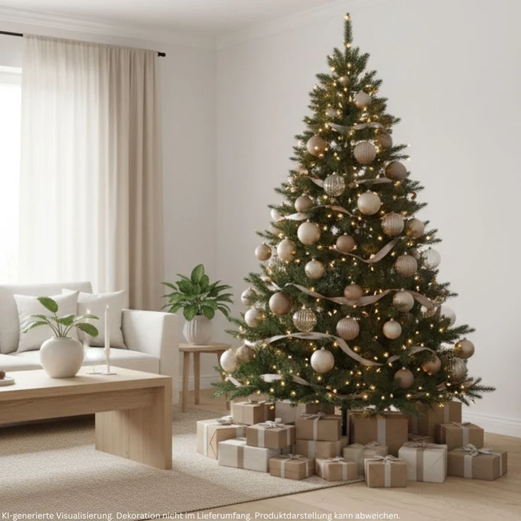 RS Trade 'HXT 19001' Künstlicher Weihnachtsbaum, grün, 210 x 146 x 146 cm – Bild 2