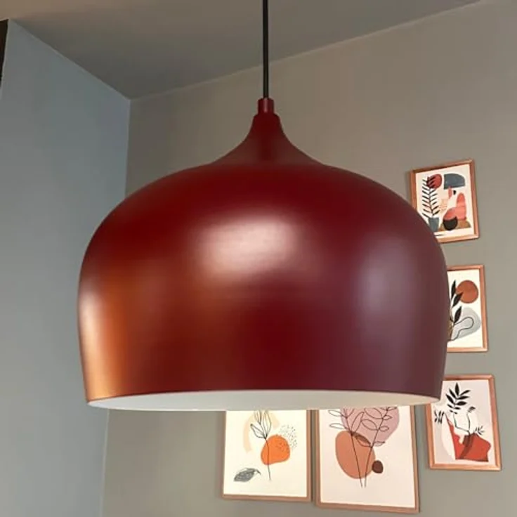 Bamyum Pendelleuchte Bamyum Pendelleuchte Vintage I Kreis I Metall Ø30 cm Lampe, ohne Leuchtmittel – Bild 4