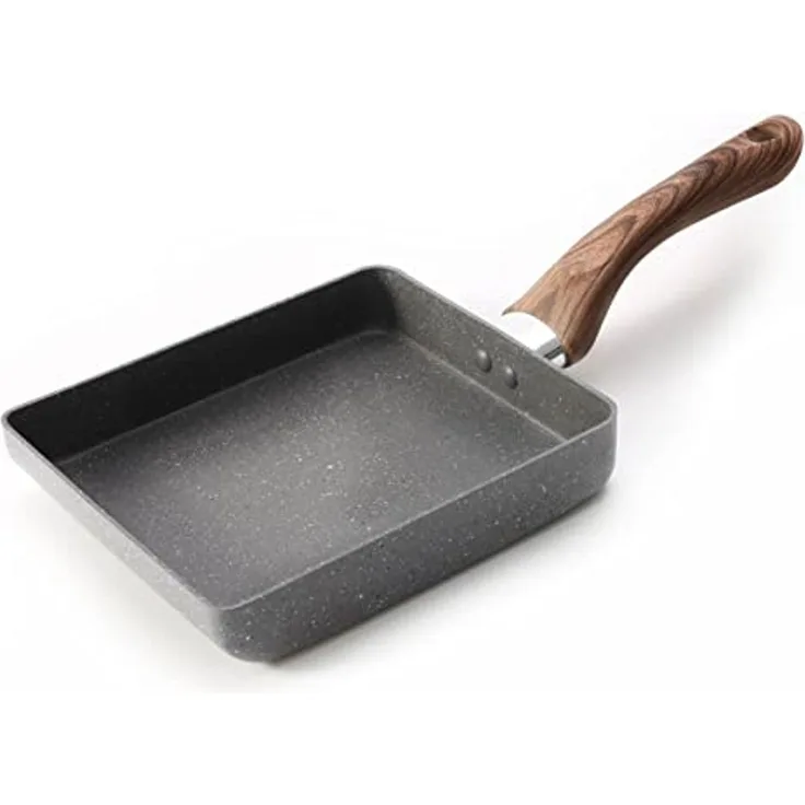 Zaigon All-in-One Tamagoyaki-Pfanne - 18x15 cm Antihaft-Omelettpfanne für japanische Omelettes - Spülmaschinen-/Induktionsgeeignet - Auch als kleine Pfanne für Tamago und Eiergerichte!