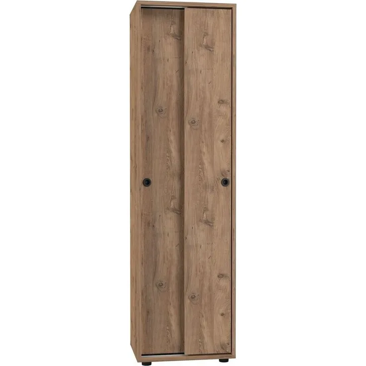 VCM Büroschrank Ulas 919825 Honig-Eiche H. 168 x B. 49 x T. 38 cm