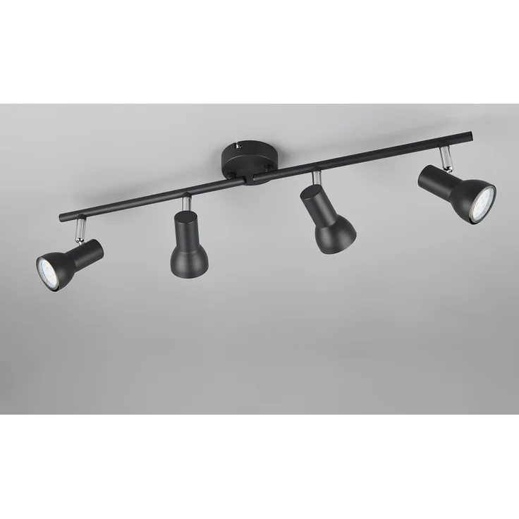 Trio Deckenstrahler 4er Spot Cantar schwarz matt GU10 – Bild 8