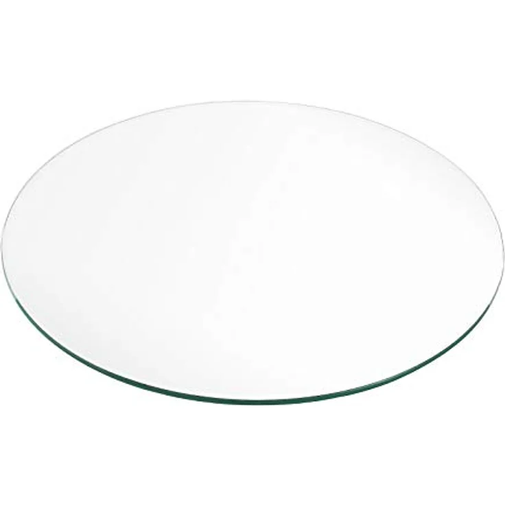 LebensWohnArt Tischplatte Glasplatte TERRY 90cm Rund Gehärtetes Glas Bodenplatte – Bild 2