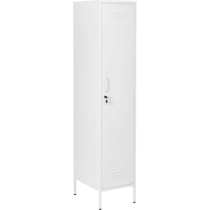 Büroschrank FROME Metall Weiß