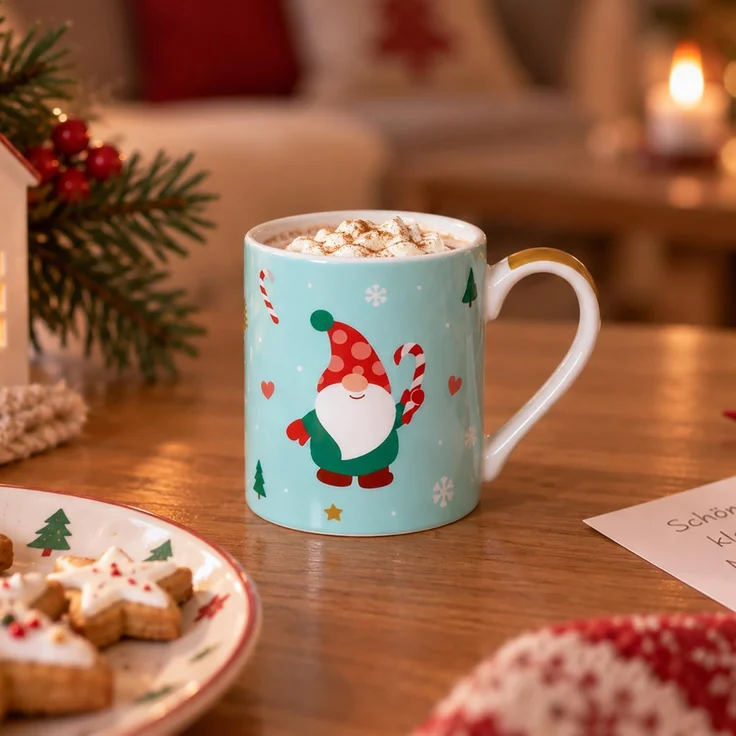 Kinder Tasse Becher 20cl Geschenk Weihnachten Sheepworld WICHTEL 51249 – Bild 3