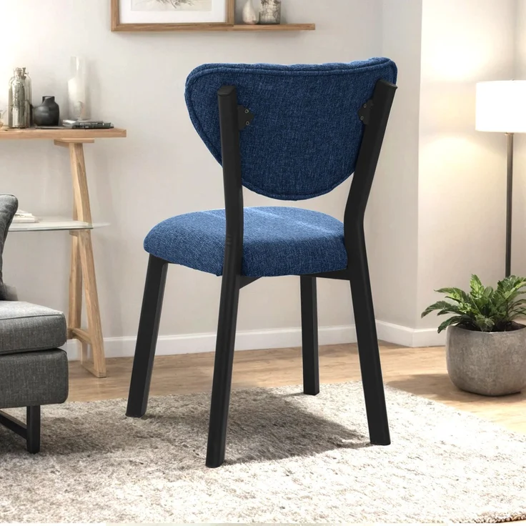 Skye Decor 'Elma - Navy Blue' Stuhl, Marineblau, 47 x 85 x 45 cm – Bild 3