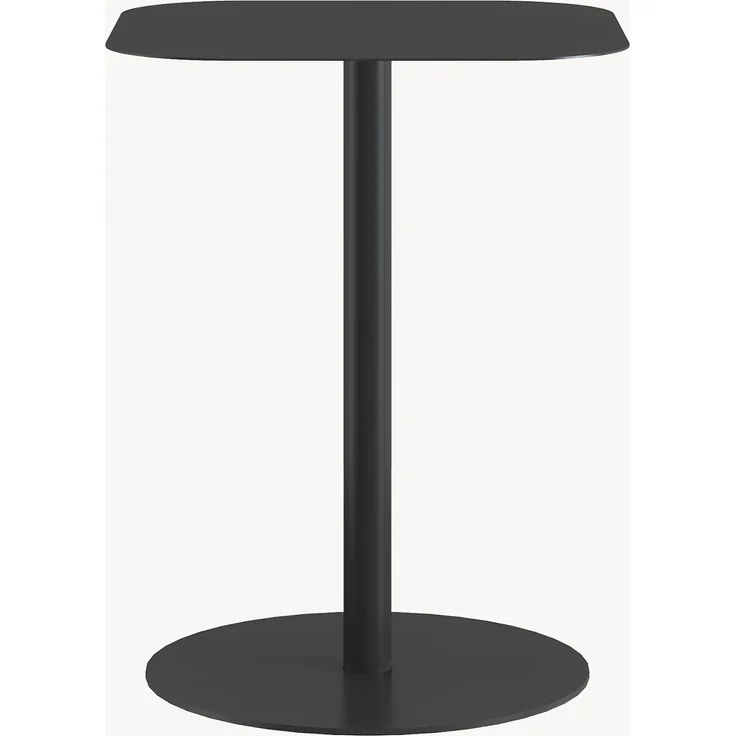 Beistelltisch Nastätten 50x40x40 cm Schwarz [en. casa] – Bild 6