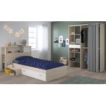 Parisot Kinderzimmer Charly in Akazie und weiß Jugendzimmer Set 3-tlg.