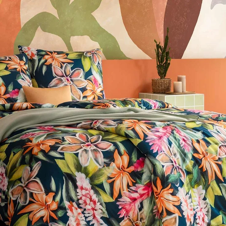Estella Interlock Jersey Bettwäsche Miriam 6551-985 multicolor 135x200 – Bild 3