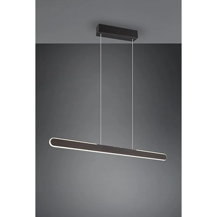 Trio Leuchten HELIOS - Höhenverstellbare LED Pendelleuchte, touch dimmbar, Schwarz, Breite 100cm, 2700K-6500K Lichttemperatur – Bild 2