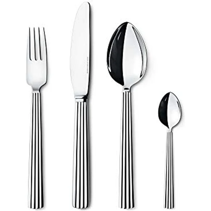Georg Jensen Besteck-Set Besteck-Set 16-tlg. Bernadotte Edelstahl glänzend, 18/8 Edelstahl – Bild 1