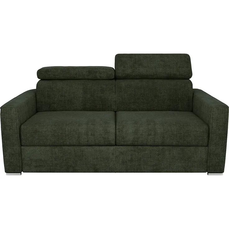 Vente-unique - VIZIR Sofa Stoff Grün - B 223 cm94 cm x H 110 cm95 cm x L 216 cm – Bild 3