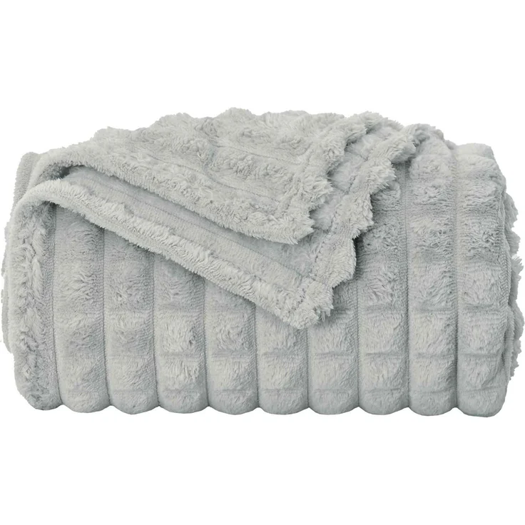 vidaXL Wohndecken 6 stk. Grau 200 x 150 cm 4,5 kg Fleece 42016954 – Bild 5