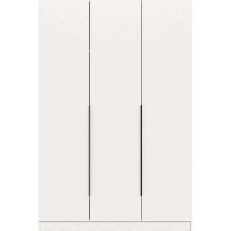 Home affaire Kleiderschrank Skarde Schlafzimmerschrank, Garderobe, Schrank (Otto Bestseller Garderobe Schlafzimmerschrank) Breite: 120 cm, weiß, Kleiderstange 4 Böden – Bild 2