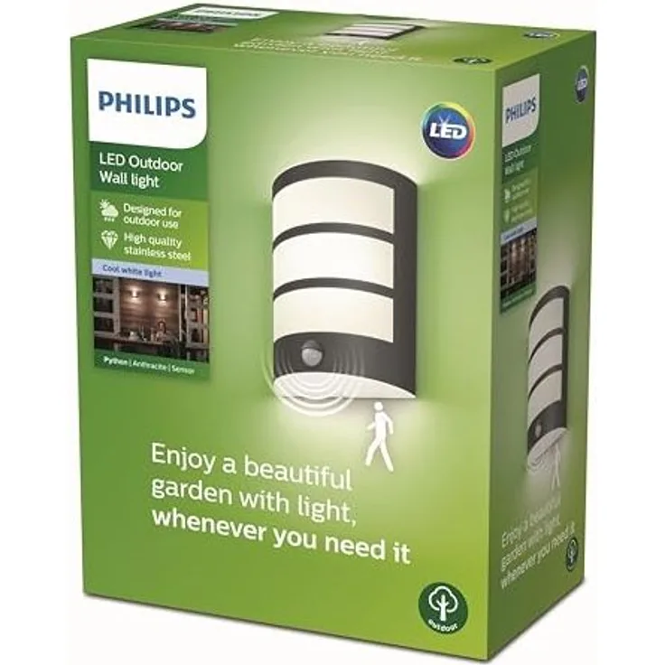 Philips Python Wall IR 4000K Anthrazit