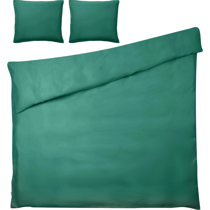 Bettwäsche-Set PARKROSE Baumwollsatin 200 x 200 cm Grün – Bild 4