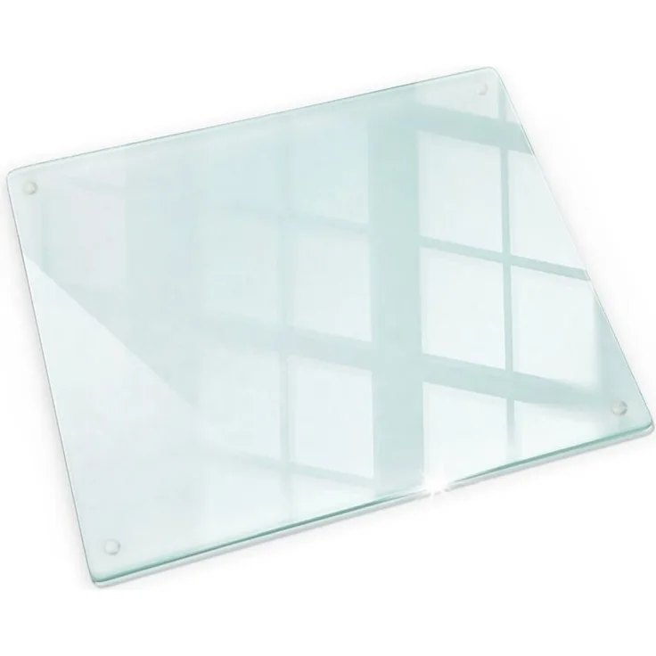 Tulup Schneidebrett Transparent Küchenbrett Servierbretter, (1-St), Gummifüße