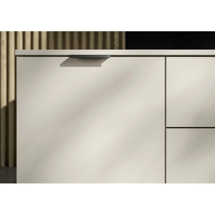 Kommode >Linz< 2 Türen, 4 Fächer, in Kaschmir - 90x90x40cm (BxHxT) – Bild 10