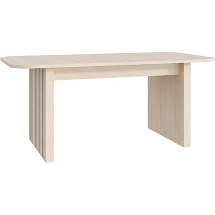 Forte JYTANA Esstisch 180, moderner Esszimmertisch, ausziehbar, Holzwerkstoff, Riva Eiche Holzdekor, 180 cm breit x 76,9 cm hoch x 90 cm tief – Bild 4