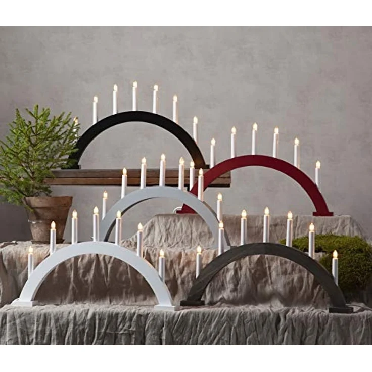 Fensterleuchter "Trapp",7-flammig, grau, 57x34 cm – Bild 4