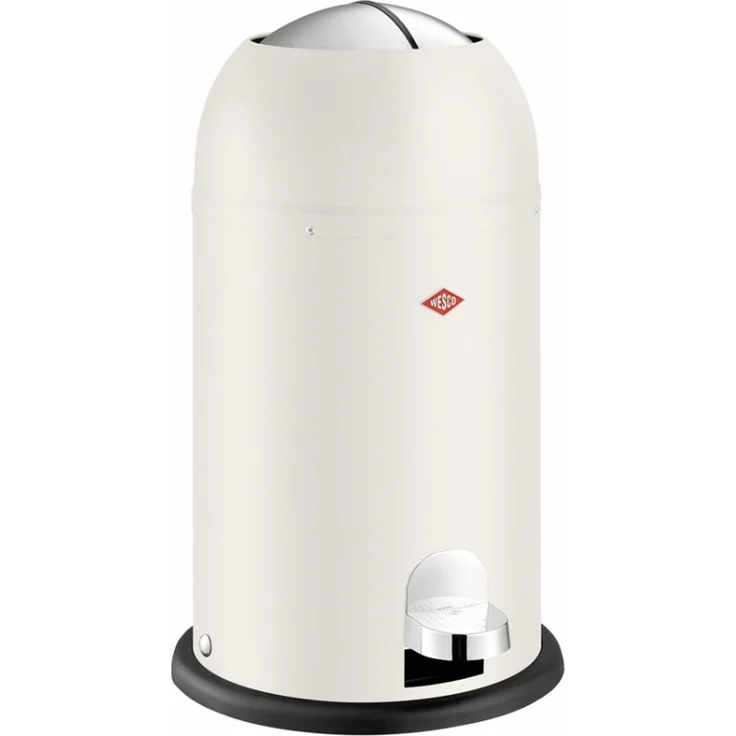 Wesco 'Kickmaster Junior' Tretabfalleimer, Stahlblech sand matt, 12 Liter – Bild 8