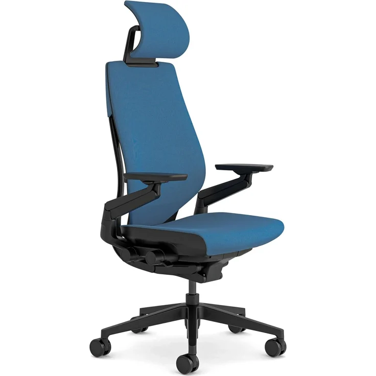 Steelcase Gesture Bürostühle, Stainless Steel, Kobalt, One Size