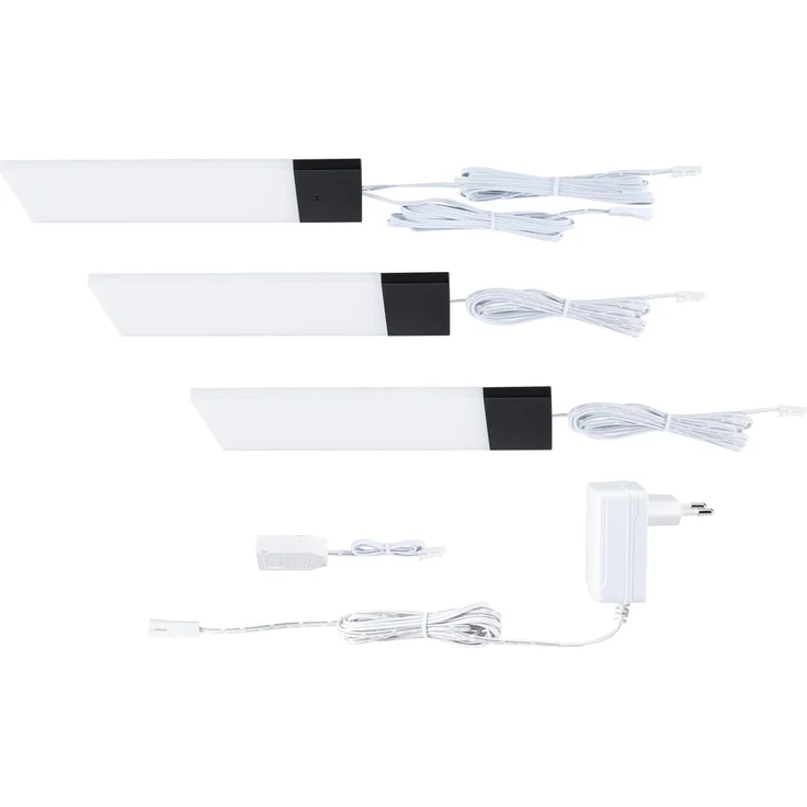 Paulmann LED Unterbauleuchte Bredo schwarz warmweiß 3er Set – Bild 8