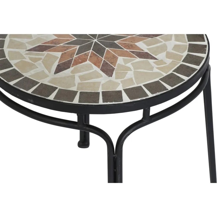 Stella Stapelsessel Gestell Stahl schwarz matt, Fläche Keramik mehrfarbig schwarz – Bild 11