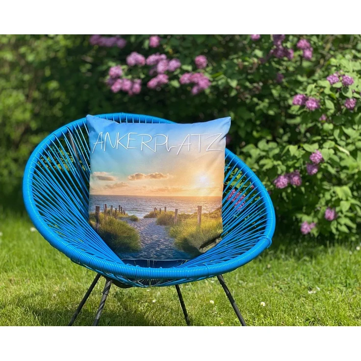 heimtexland Dekokissen Outdoorkissen Garten Deko Outdoor Kissen gefüllt, Lotus Effekt, schmutz- und wasserabweisend, inkl. Füllung – Bild 3