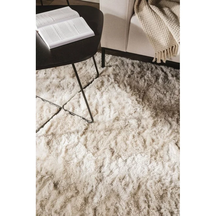 benuta Teppich Whisper, rechteckig, Höhe: 31 mm, Hochflorteppich Wohnzimmer, Schlafzimmer, Esszimmer, Flur, Weich – Bild 2