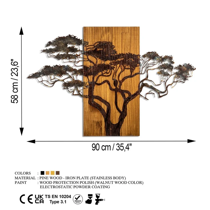 Wallity Wanddekoobjekt 100% WOODEN – Bild 9