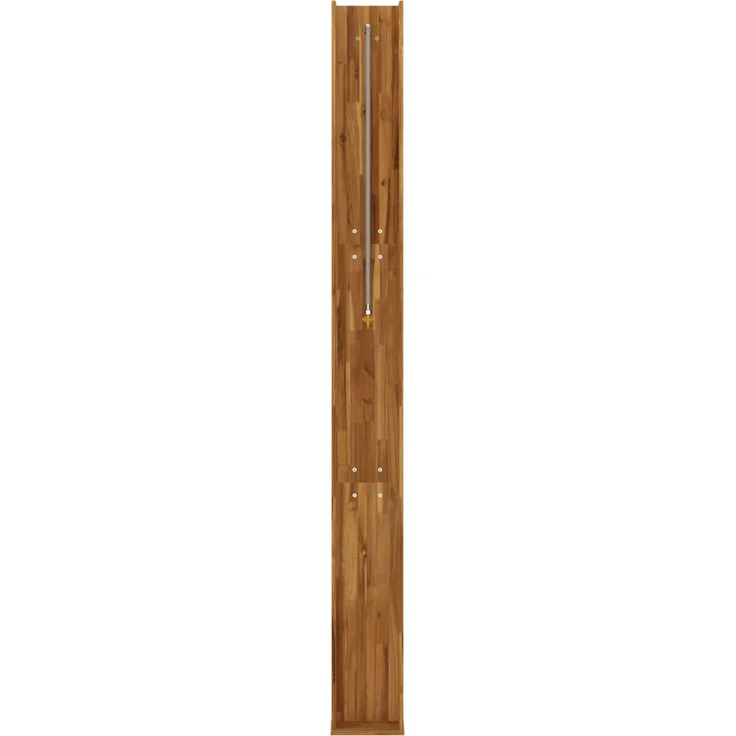 vidaXL Gartendusche 226 cm Massives Akazienholz und Edelstahl Natur 903114 – Bild 4