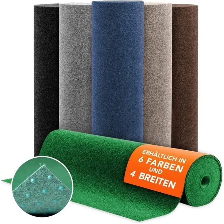 Karat Rasenteppich Brilliant Pro Schwarz, Kunstrasen, verschiedene Größen, Höhe: 4 mm – Bild 4