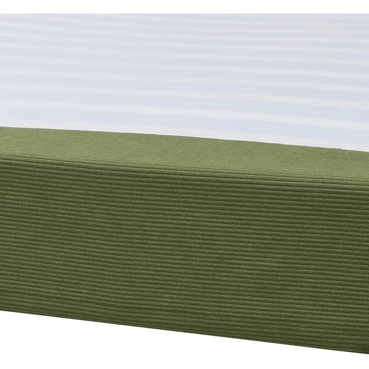 Doppelbett Lilla mit Matratze Cord 160x200 cm Grün [en. casa] – Bild 8