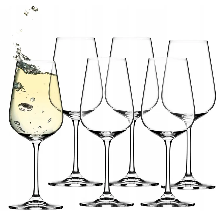 KADAX Weißweingläser, Glas-Set, 6 Stück, 360 ml