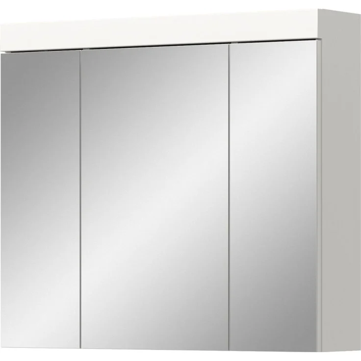 Badezimmer Spiegelschrank Gusto in weiß matt 80 cm – Bild 6