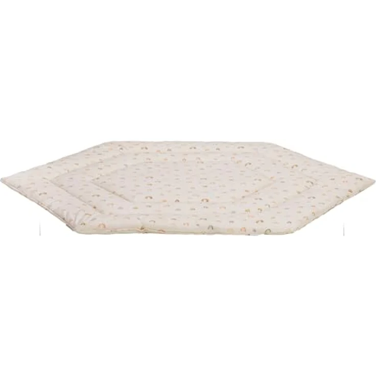 Fillikid Einlage Laufstall 6-eckig Exklusiv | Krabbeldecke Laufgitter 124 cm | Schutzeinlage Laufgitter weich gepolstert | Spieldecke waschbar | Laufgittereinlage – Bild 6