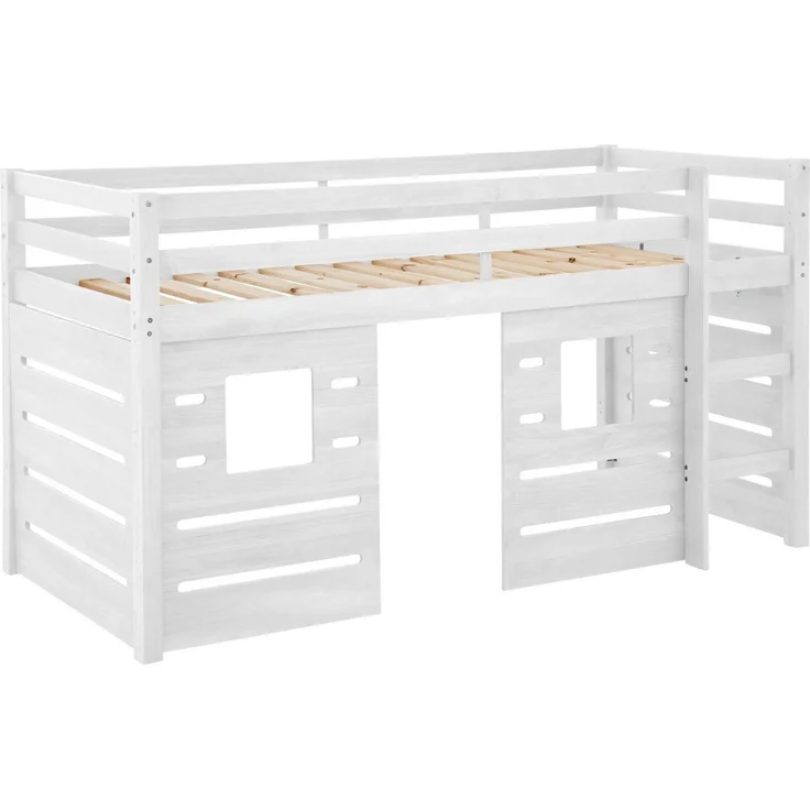 OTTO home Hochbett Alpi aus Kiefernholz, inklusive Leiter und Panel, Außenmaßenbreite 103 cm – Bild 2