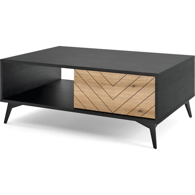 Selsey ‘Boulia’ Couchtisch mit Fischgrätmuster, 40 x 104 x 68 cm