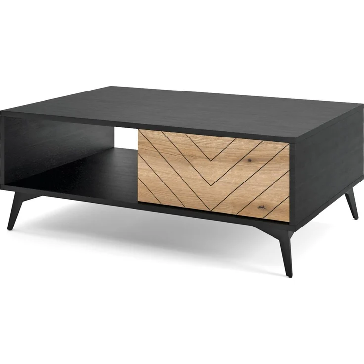 Selsey ‘Boulia’ Couchtisch mit Fischgrätmuster, 40 x 104 x 68 cm – Bild 1