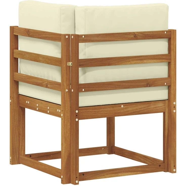 vidaXL Outdoor Ecksofa Massivholz Akazie 900464 – Bild 5