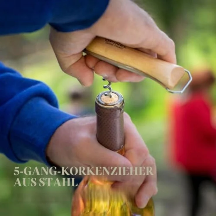 Opinel Taschenmesser No. 10 mit Korkenzieher – Bild 5