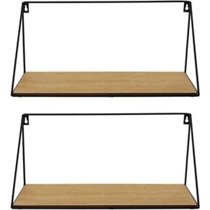 2er Set Wandregal Puro Regal Dekoregal Ablageregal Blumenregal Wanddeko – Bild 6