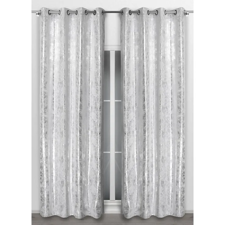 Beautex Vorhang Vorhang mit Ösen 140x260 cm blickdicht verdunkelung Gardine, Stardust (1 St), Ösen, blickdicht