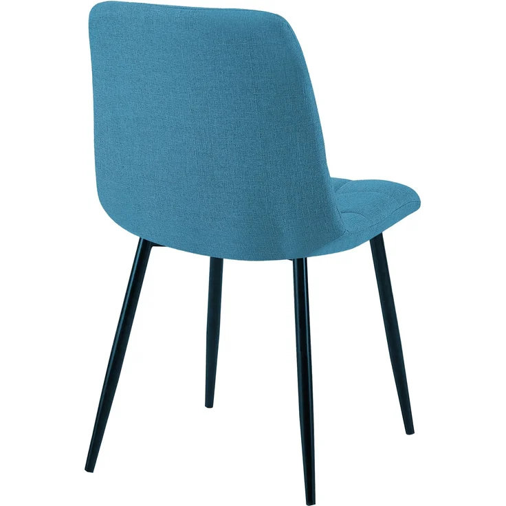 CLP Esszimmerstuhl Tilde Bezug gepolstert gesteppt mit Rückenlehne bis 150 kg - Farbe:hellblau;Material:Stoff – Bild 6