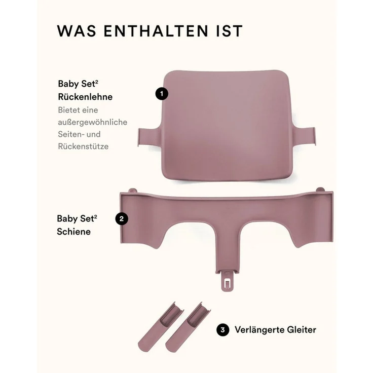 Stokke Hochstuhlaufsatz Baby Set² für den Hochstuhl Tripp Trapp von Stokke (ab ca. 6 Monaten) – Bild 4